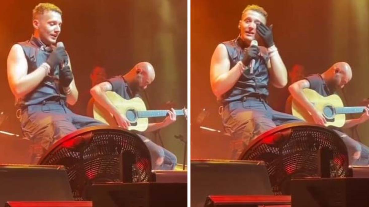 Annesi kanser tedavisi gören Edis, konserinde babasını yalnız görünce gözyaşlarına hakim olamadı - Haberler