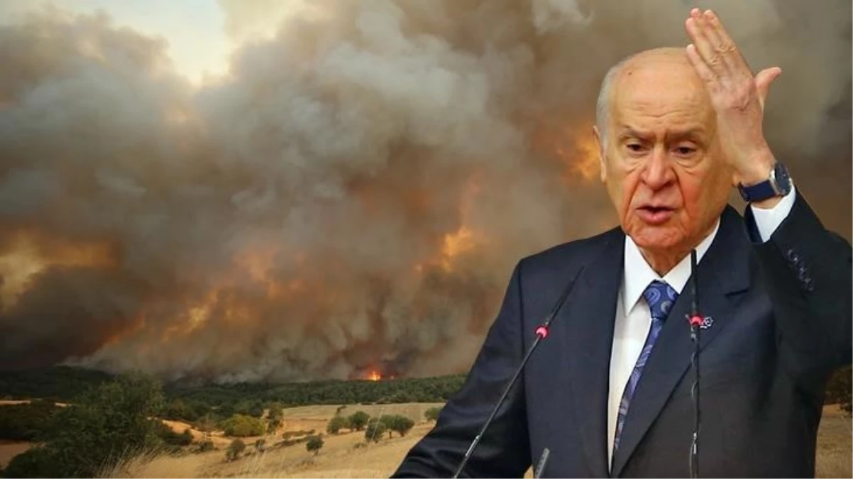 Bahçeli, Çanakkale'deki yangınla ilgili iddialara ateş püskürdü: Şerefsizler, sefiller