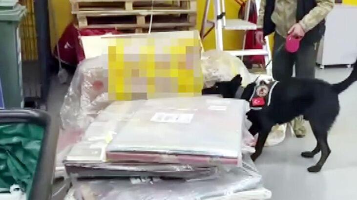 Bebek yatağı ve yorgan kılıfı kargosundan 2 kilo 400 gram eroin çıktı