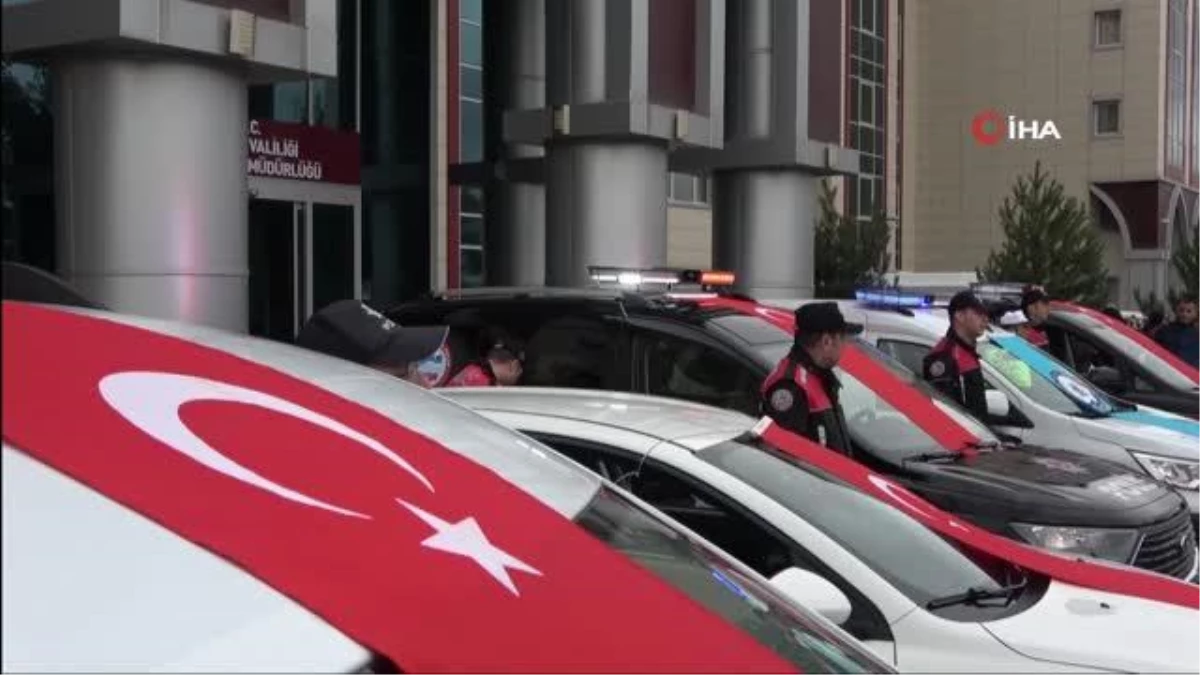 Çorum Emniyet Teşkilatına 7 Yeni Araç