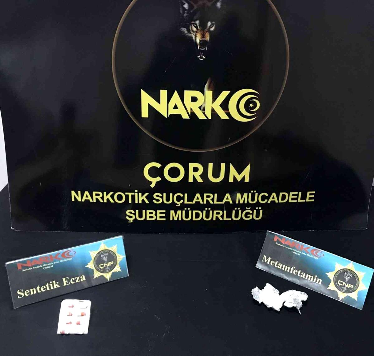 Çorum polisinden uyuşturucu operasyonu