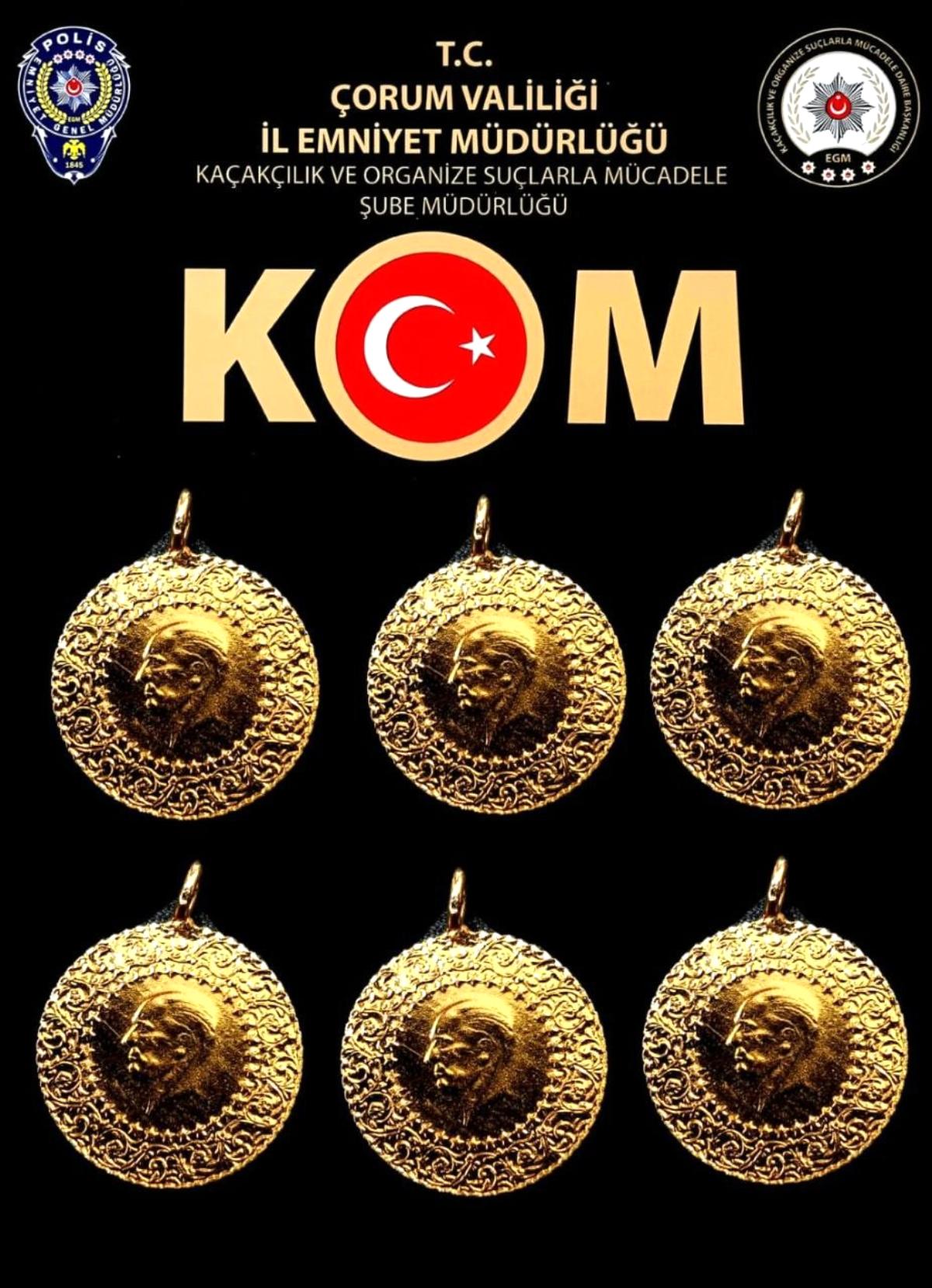 Çorum'da sahte altın operasyonu