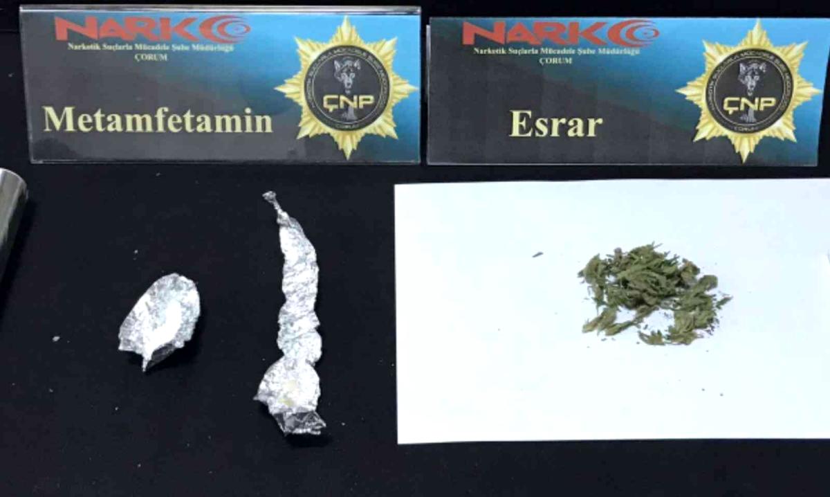 Çorum'da uyuşturucu operasyonu: 2 tutuklama