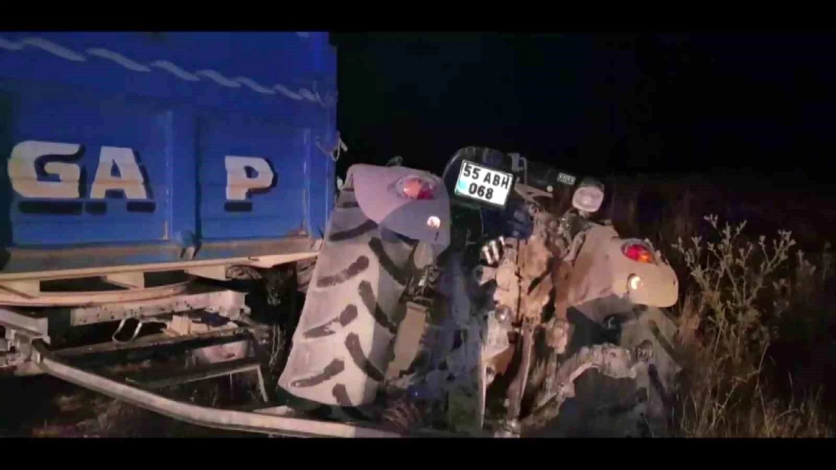 Çorum'un Alaca ilçesinde trafik kazası: 5 kişi yaralandı