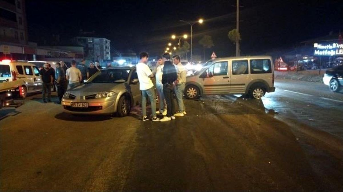 Çorum'un Osmancık ilçesinde zincirleme kaza: 2 yaralı