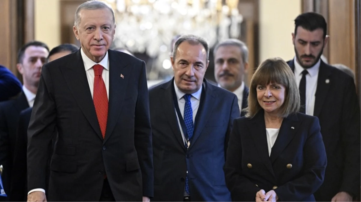 Cumhurbaşkanı Erdoğan 6 yıl sonra Atina'da: Burada olmaktan çok mutluyum