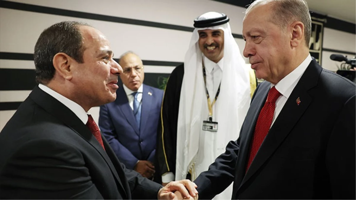 Cumhurbaşkanı Erdoğan, Mısırlı mevkidaşı Sisi ile görüştü