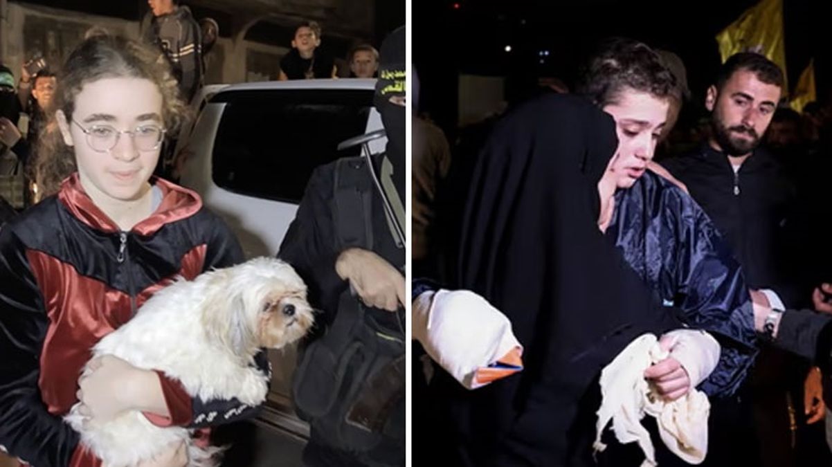 Hamas, İsrailli rehineyi köpeğiyle birlikte serbest bıraktı