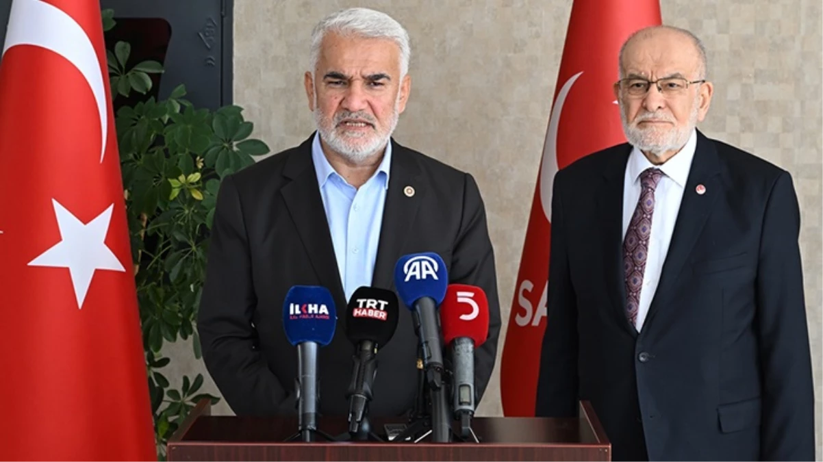 HÜDA PAR ve Saadet Partisi Filistin'e destek için ortak miting düzenleyecek