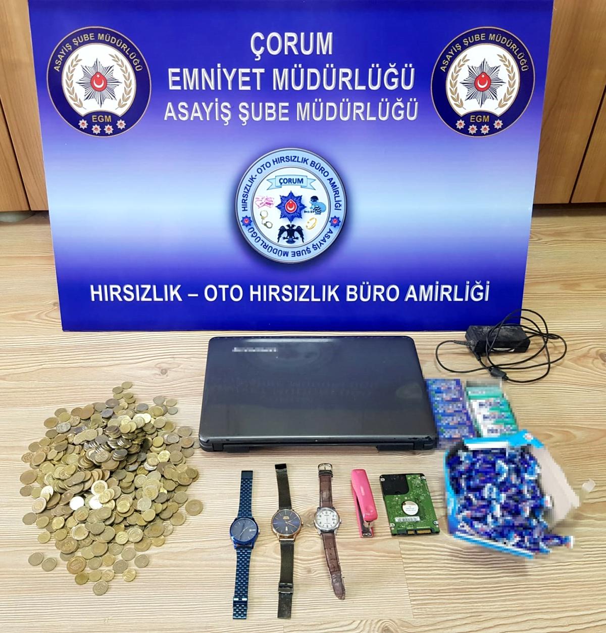 İşyerlerinden hırsızlık yapan zanlı tutuklandı
