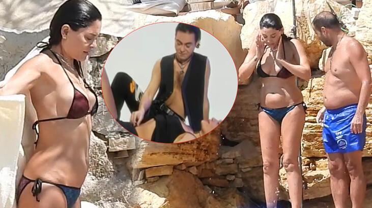 'Karabiberim' İlknur Soydaş eşiyle tatilde! Fit hali dikkat çekti