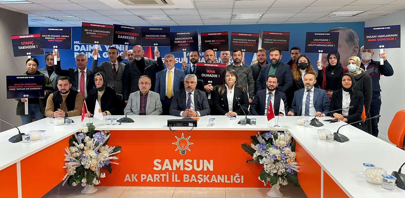 Samsun, Çorum, Tokat, Çankırı, Kastamonu, Amasya ve Sinop'ta 28 Şubat sürecine tepkiler