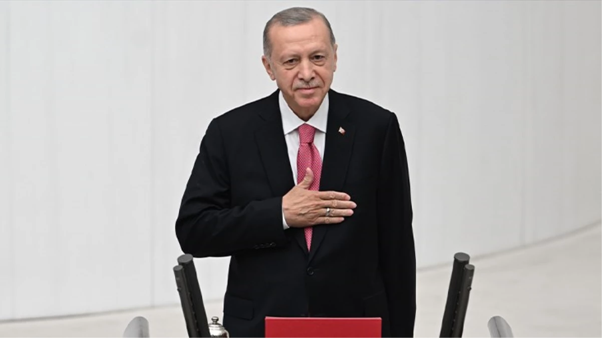 Son Dakika! Cumhurbaşkanı Erdoğan TBMM'de yemin etti