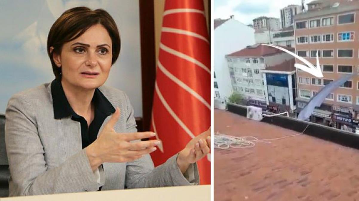 Ülkü Ocakları binasından Kılıçdaroğlu ve Akşener'e iftira pankartı! Canan Kaftancıoğlu'ndan sert tepki geldi