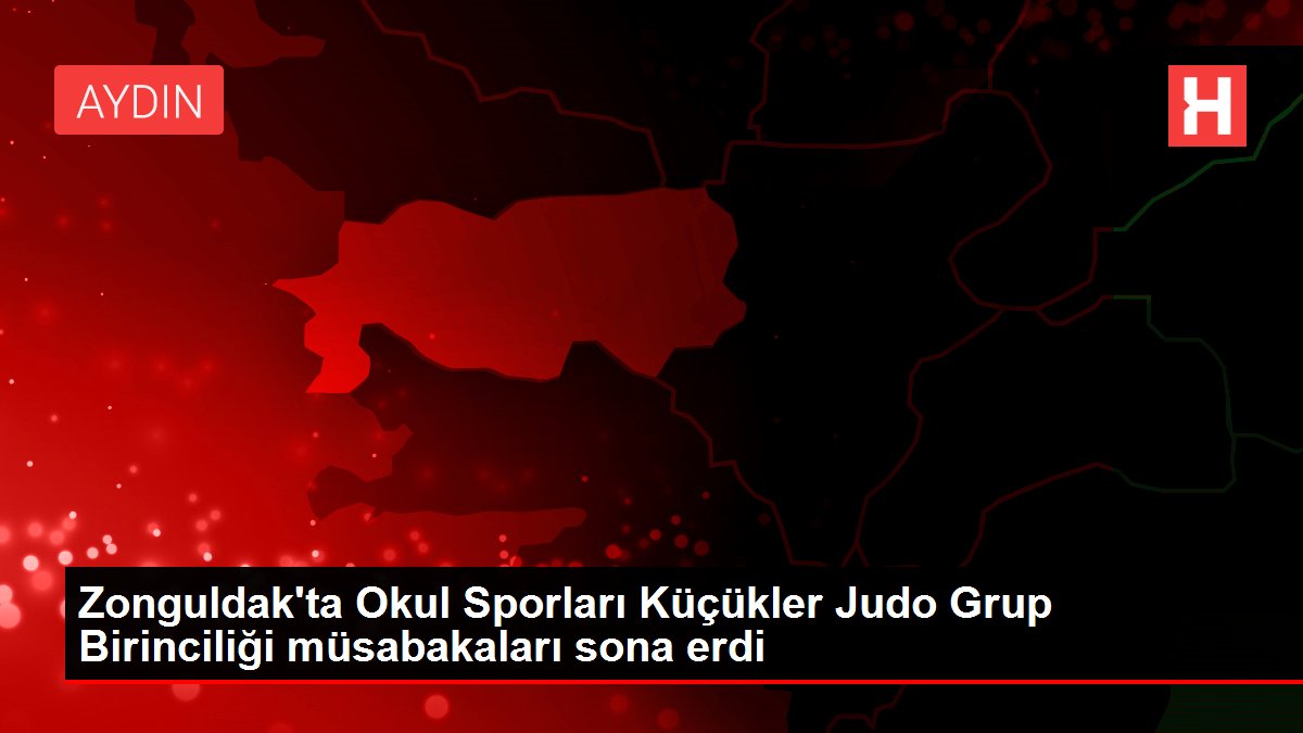 Zonguldak'ta Okul Sporları Küçükler Judo Grup Birinciliği müsabakaları sona erdi